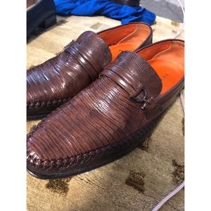 1968 Mezlan Genuine Lizard Leather Loafer